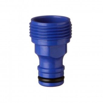 Racord Rpido Macho Granel Plstico Azul 3/4" Tatay
