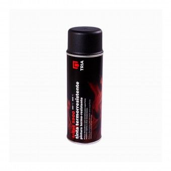 Tinta Spray Alta Temperatura Preto Trilac S900 400ml