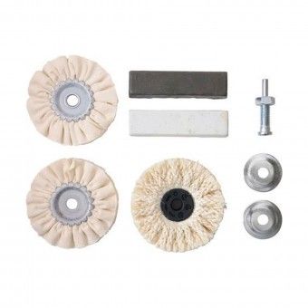 Kit 6 Peas de Polir para Berbequim Kwb