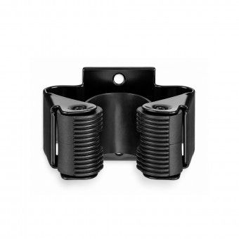 Cabide para Vassouras 52x34x42mm Aço Preto 2 Uni Cabide para Vassouras 52x34x42mm Aço Preto 2 Uni