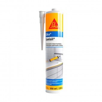 Silicone Sanitário Acético Sanisil 300ml Sika Silicone Sanitário Acético Sanisil 300ml Sika