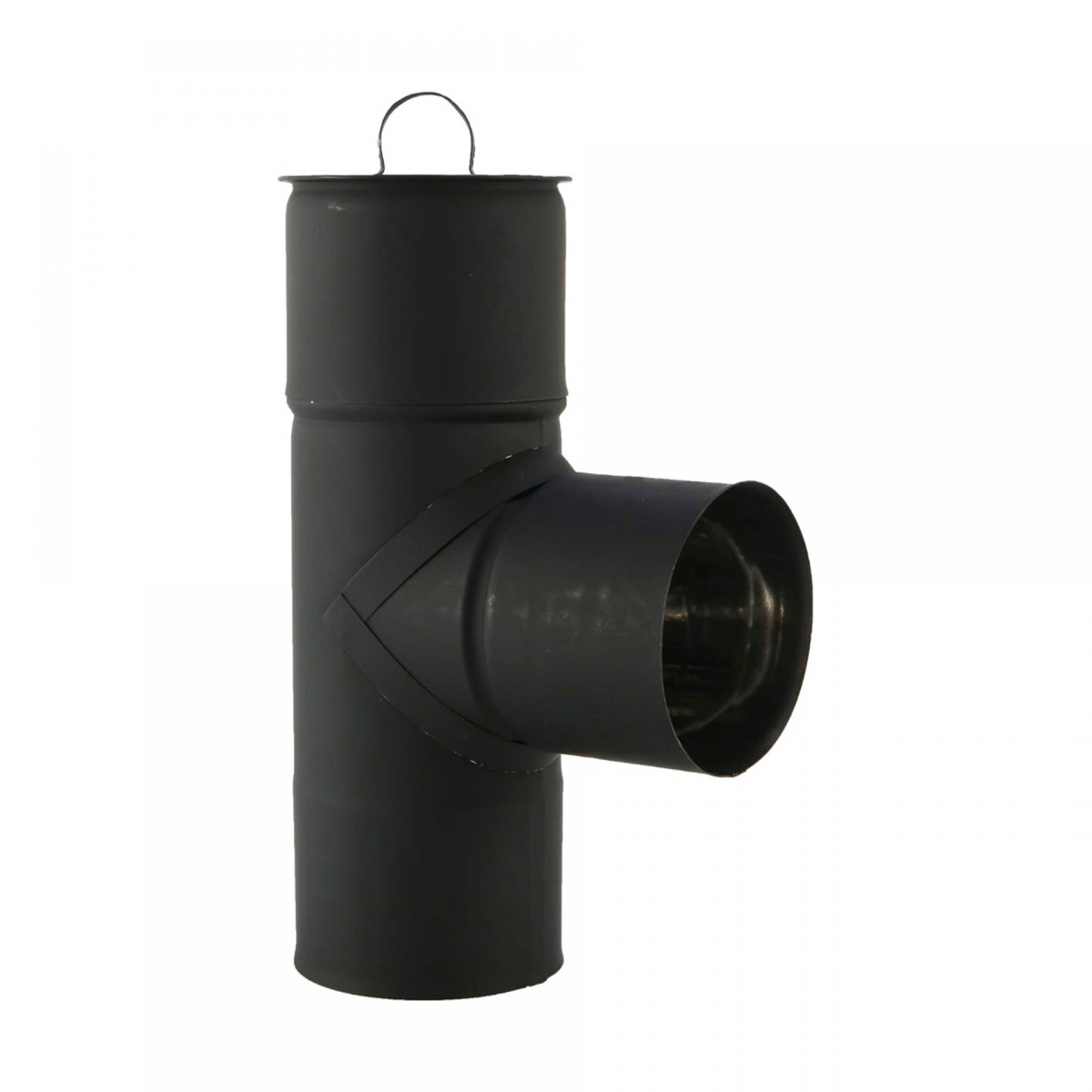 Tê com Tampo Inox Preto 0.5 Ø 80mm - Ovarmat